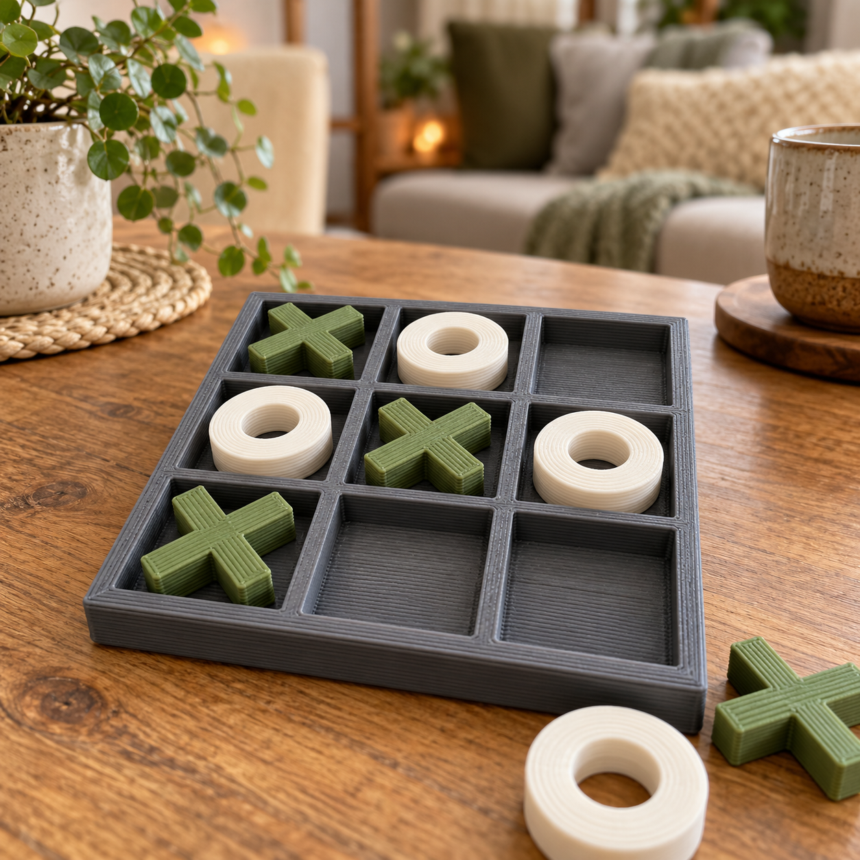 3D морски шах X и O – компактна настолна игра