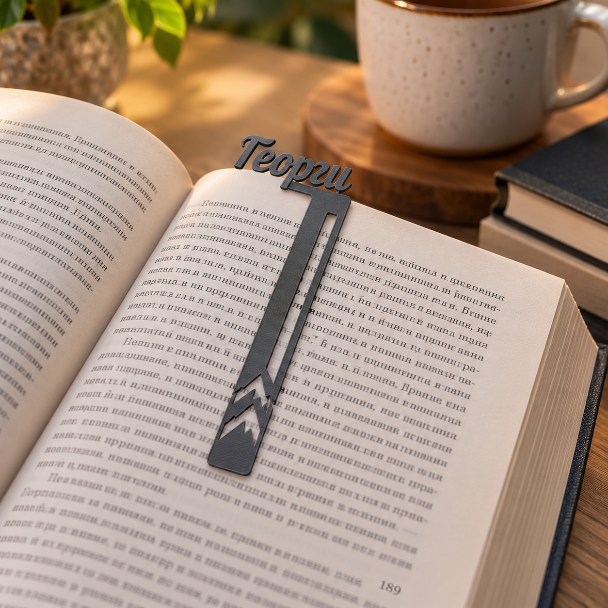 3D книгоразделител с име – персонализиран подарък